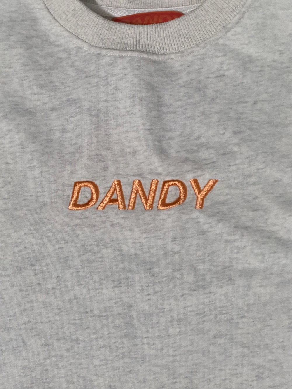 Dandy Worldwide Let’s Watch The Sunset Sweatshirt Gray Embroidered Size M